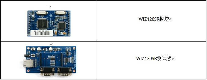 WIZ120SR-EVB 配件