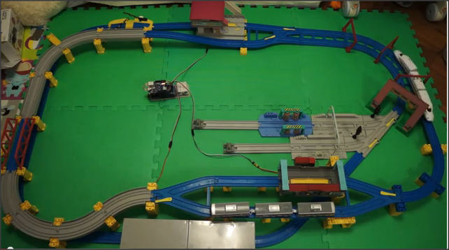 Build up a iPad Plarail Patrol with Arduino + OSC